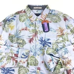 Tommy Bahama Shirt Bogart Blooms Fresh Air Medium